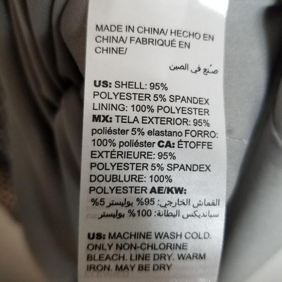 Chico's Silver Gray Textured Long Sleeve Sheath Dress - Picture 9 of 9